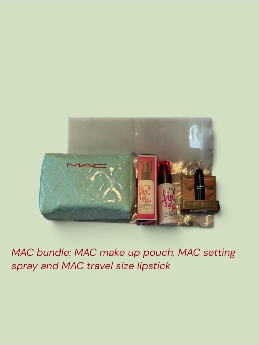 MAC travel set bundle, brand new